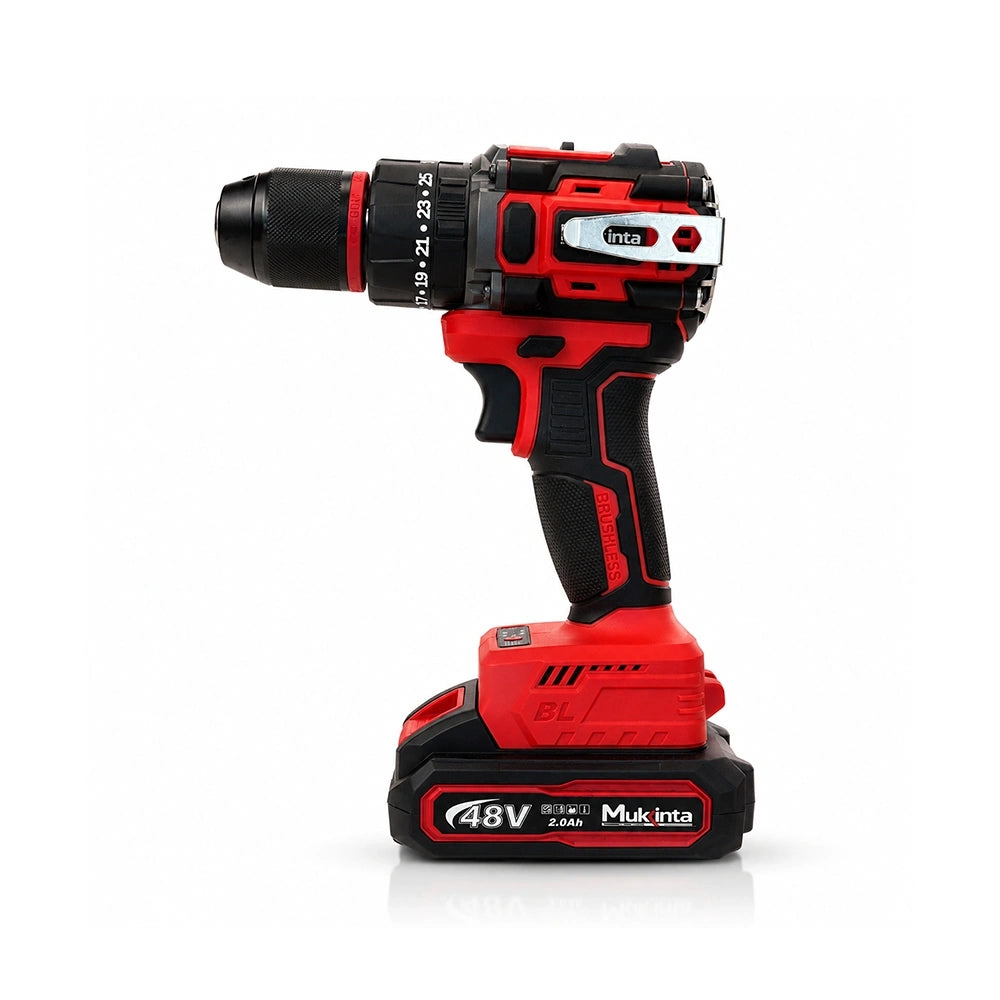 Taladro Inalámbrico Brushless Mukinta con 2 Baterías y Accesorios | GJTZ-G121