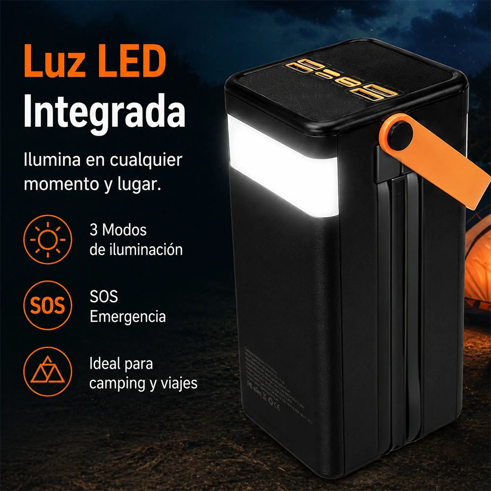 MTMAX Power Bank Solar 80000mAh 22.5W | MundoMax SV